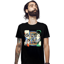 Load image into Gallery viewer, Secret_Shirts Fitted Shirts, Mens / Small / Black Hero Select