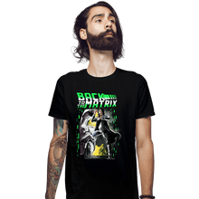 Load image into Gallery viewer, Daily_Deal_Shirts Fitted Shirts, Mens / Small / Black Back To The Matrix