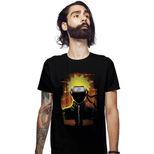 Load image into Gallery viewer, Shirts Fitted Shirts, Mens / Small / Black Glitch Naruto