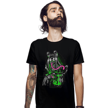 Load image into Gallery viewer, Shirts Fitted Shirts, Mens / Small / Black Rainy Season Hero