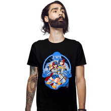 Load image into Gallery viewer, Daily_Deal_Shirts Fitted Shirts, Mens / Small / Black Emblem Summoned