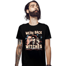 Load image into Gallery viewer, Secret_Shirts Fitted Shirts, Mens / Small / Black We're Back Witches