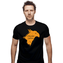 Load image into Gallery viewer, Shirts Fitted Shirts, Mens / Small / Black Chocobo Is Coming