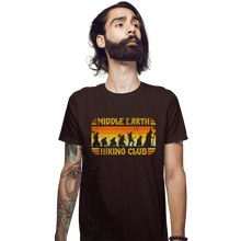 Load image into Gallery viewer, Secret_Shirts Fitted Shirts, Mens / Small / Dark Chocolate Hiking Club