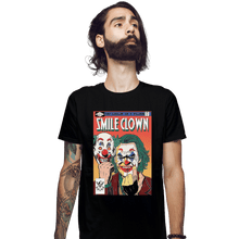 Load image into Gallery viewer, Shirts Fitted Shirts, Mens / Small / Black Smile Clown