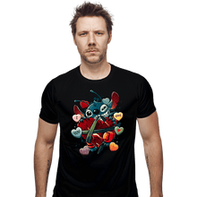 Load image into Gallery viewer, Daily_Deal_Shirts Fitted Shirts, Mens / Small / Black Experiment Valentine