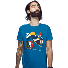 Load image into Gallery viewer, Shirts Fitted Shirts, Mens / Small / Sapphire Song Of The Wild