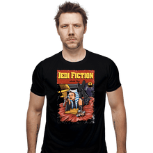Load image into Gallery viewer, Daily_Deal_Shirts Fitted Shirts, Mens / Small / Black Jedi Fiction