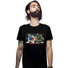 Load image into Gallery viewer, Shirts Fitted Shirts, Mens / Small / Black Gundamn