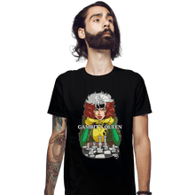 Load image into Gallery viewer, Shirts Fitted Shirts, Mens / Small / Black Gambit's Queen