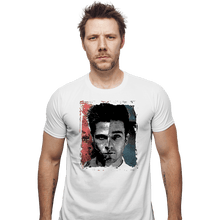 Load image into Gallery viewer, Secret_Shirts Fitted Shirts, Mens / Small / White Split Secret Sale