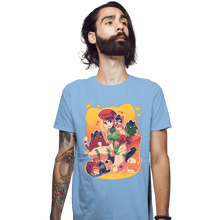 Load image into Gallery viewer, Shirts Fitted Shirts, Mens / Small / Powder Blue Kittens For Sale