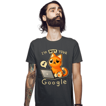 Load image into Gallery viewer, Daily_Deal_Shirts Fitted Shirts, Mens / Small / Charcoal Not Your Google