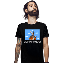 Load image into Gallery viewer, Daily_Deal_Shirts Fitted Shirts, Mens / Small / Black Slap Hands!