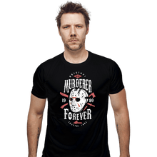 Load image into Gallery viewer, Shirts Fitted Shirts, Mens / Small / Black Murderer Forever