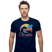 Load image into Gallery viewer, Shirts Fitted Shirts, Mens / Small / Navy Surf Arrakis