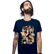 Load image into Gallery viewer, Shirts Fitted Shirts, Mens / Small / Navy Honkey Tonk Women