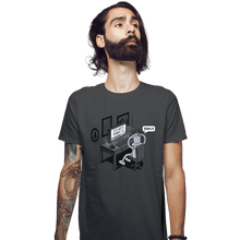 Load image into Gallery viewer, Secret_Shirts Fitted Shirts, Mens / Small / Charcoal Robot's Problem