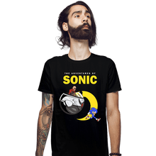 Load image into Gallery viewer, Secret_Shirts Fitted Shirts, Mens / Small / Black Adventures Of Sonic