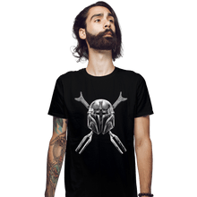 Load image into Gallery viewer, Shirts Fitted Shirts, Mens / Small / Black Bounty Skull