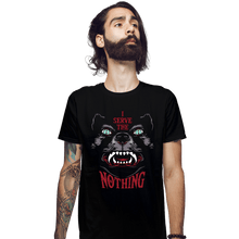 Load image into Gallery viewer, Shirts Fitted Shirts, Mens / Small / Black I Serve The Nothing