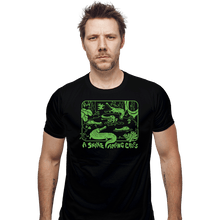 Load image into Gallery viewer, Daily_Deal_Shirts Fitted Shirts, Mens / Small / Black Down In The Delta