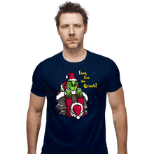Load image into Gallery viewer, Daily_Deal_Shirts Fitted Shirts, Mens / Small / Navy Long Live The Grinch