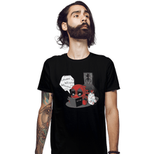 Load image into Gallery viewer, Shirts Fitted Shirts, Mens / Small / Black Immortal Note