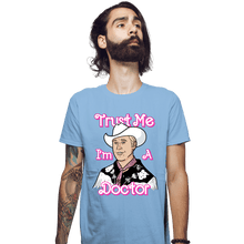 Load image into Gallery viewer, Secret_Shirts Fitted Shirts, Mens / Small / Powder Blue Doctor Doll