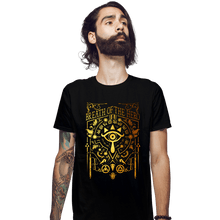 Load image into Gallery viewer, Daily_Deal_Shirts Fitted Shirts, Mens / Small / Black Breath Of The Hero