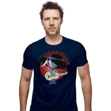 Load image into Gallery viewer, Shirts Fitted Shirts, Mens / Small / Navy Crambone