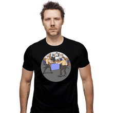 Load image into Gallery viewer, Shirts Fitted Shirts, Mens / Small / Black Bears Beets Battlestar Galactica