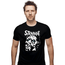 Load image into Gallery viewer, Shirts Fitted Shirts, Mens / Small / Black Something Strange