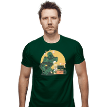 Load image into Gallery viewer, Shirts Fitted Shirts, Mens / Small / Irish Green Gaming Buddies