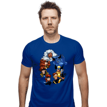 Load image into Gallery viewer, Daily_Deal_Shirts Fitted Shirts, Mens / Small / Royal Blue X-Men 30th
