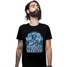 Load image into Gallery viewer, Daily_Deal_Shirts Fitted Shirts, Mens / Small / Black Marley And Marley