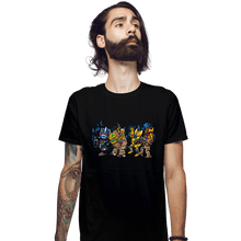 Load image into Gallery viewer, Daily_Deal_Shirts Fitted Shirts, Mens / Small / Black Where The War Beasts Are