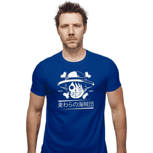 Load image into Gallery viewer, Shirts Fitted Shirts, Mens / Small / Royal Blue The Straw Hat Crew