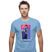 Load image into Gallery viewer, Daily_Deal_Shirts Fitted Shirts, Mens / Small / Powder Blue Cloud City Casanova