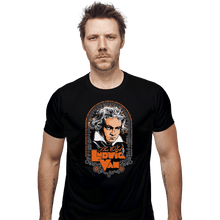 Load image into Gallery viewer, Shirts Fitted Shirts, Mens / Small / Black Ludwig Van