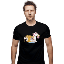 Load image into Gallery viewer, Shirts Fitted Shirts, Mens / Small / Black Wanna Eat Cake And Make A Contract