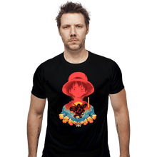 Load image into Gallery viewer, Shirts Fitted Shirts, Mens / Small / Black Luffy Shadow