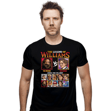 Load image into Gallery viewer, Daily_Deal_Shirts Fitted Shirts, Mens / Small / Black Robin Williams Fighter