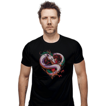 Load image into Gallery viewer, Shirts Fitted Shirts, Mens / Small / Black Spiritual Journey