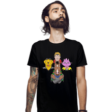 Load image into Gallery viewer, Shirts Fitted Shirts, Mens / Small / Black Bojack Rhapsody