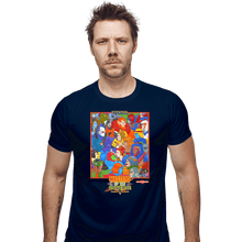 Load image into Gallery viewer, Secret_Shirts Fitted Shirts, Mens / Small / Navy Clash Of Eternia