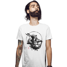 Load image into Gallery viewer, Shirts Fitted Shirts, Mens / Small / White The Legendary Hero