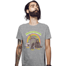 Load image into Gallery viewer, Shirts Fitted Shirts, Mens / Small / Sports Grey Trash Can Critters