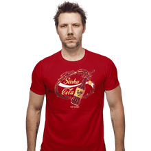 Load image into Gallery viewer, Shirts Fitted Shirts, Mens / Small / Red Senku Cola