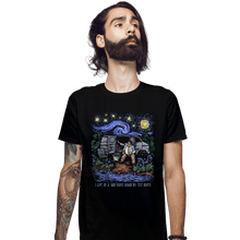 Load image into Gallery viewer, Secret_Shirts Fitted Shirts, Mens / Small / Black Van Gogh By The River